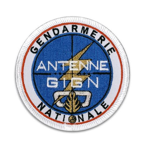 Antennes GIGN Ecusson Brodé rond