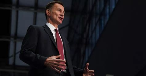 Chancellor Jeremy Hunt Admits He Flew To Manchester From London