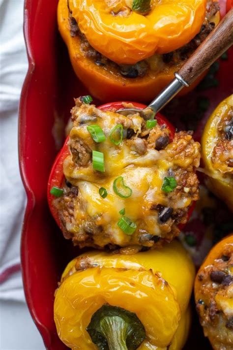 Mexican Stuffed Peppers Easy Mexican Style Bell Peppers