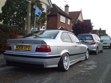 Fantastic Silver Bmw E36 Coupe On Oem Bmw Styling 40 Staggered Wheels