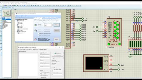 Comunicaci N Uart Con Virtual Serial Port Y Proteus Youtube