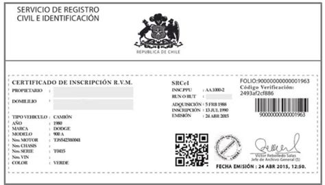 Registro Civil Vehículos Motorizados Trámite Hora