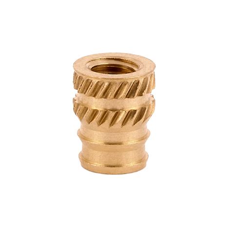 E Z LOK Threaded Insert For Plastic Tapered Double Vane Brass Thread