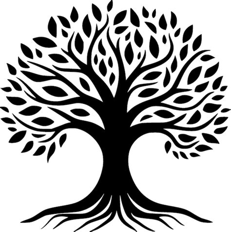 Premium Vector Tree Of Life Minimalist And Simple Silhouette Vector