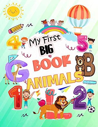 My First BIG Book - Animals: Easy Educational Coloring Pages of Animal ...