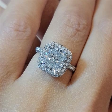 3 Carat Radiant Cut Engagement Ring Igi Certified Cvd Lab Etsy