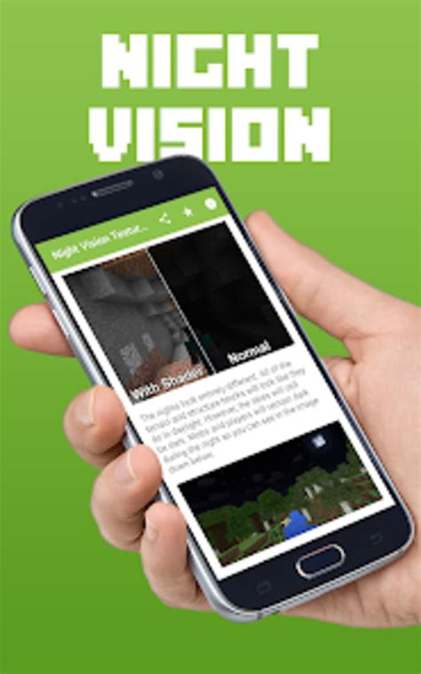 Night Vision Texture Pack Mcpe Android