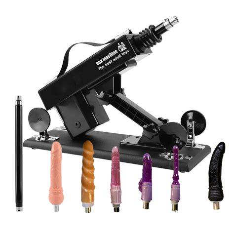 Powerful Adjustable Sex Machine Gun With Attachments
