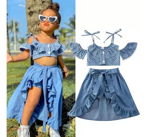 Conjunto Infantil Blogueira Menina Parcelamento Sem Juros