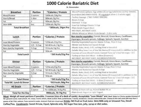 Dr Nowzaradan Diet Plan Printable