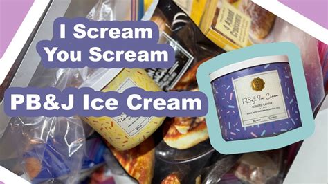 Peanut Butter Jelly Ice Cream Bath And Body Works Candle PB J Ice