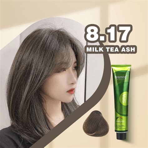 Bremod Hair Color Dye Milk Tea Ash Basic Ml Black Medium Brown Blonde Dust Br