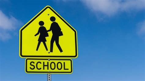 Pedestrian And School Zone Signs