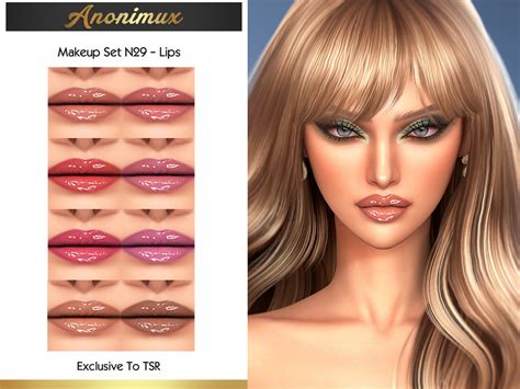 The Sims Resource Makeup Set N Lips