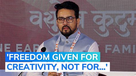 Will Not Tolerate Vulgarity In The Name Of Creativity Anurag Thakur On Ott Platforms Editorji