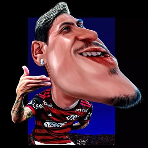 Caricatura Flamengo - Daniel Souza da Silva on Instagram: "Fiz essa caricatura do Pedro ...