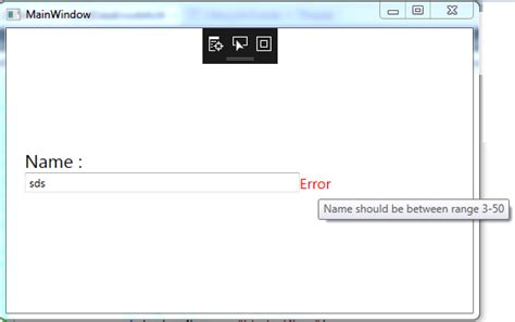 Validation In Wpf Various Wpf Validation Ways Codeproject