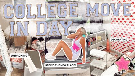 College Move In Vlog Mizzou Youtube