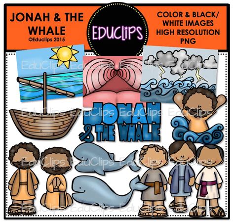 Jonah And The Whale Clipart Bible Story Clip Art Cute Clipart Library