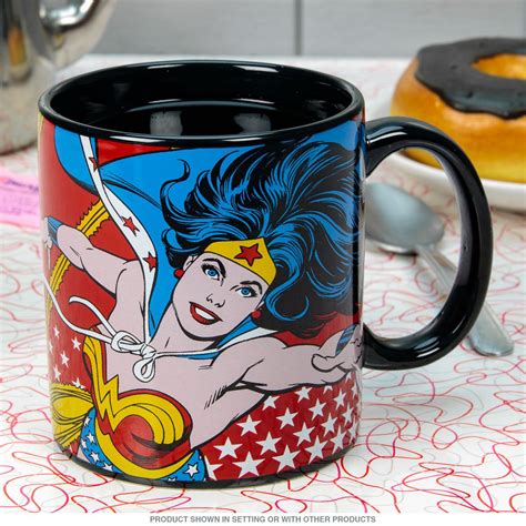 Wonder Woman Classic Red Superhero Coffee Mug Mugs Cute Mugs Red