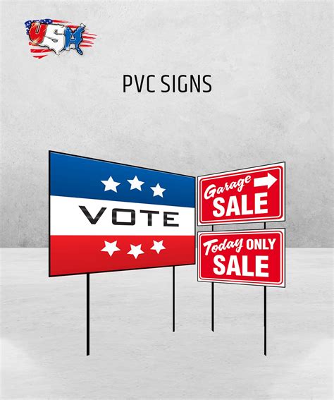 Custom PVC Signs in Visalia - USA Printings & Graphics