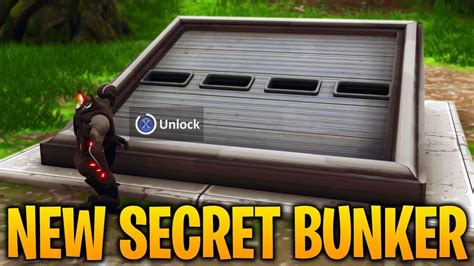 How To Open The Bunker In Wailing Woods In Fortnite Battle Royale Youtube