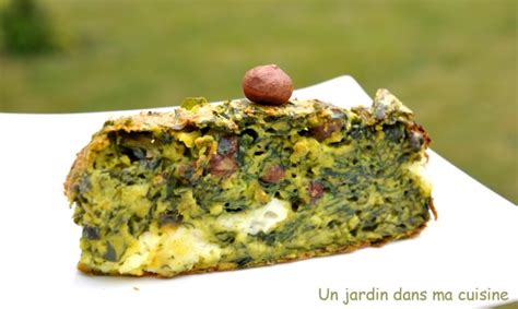 cake épinards chèvre noisettes Un jardin dans ma cuisine