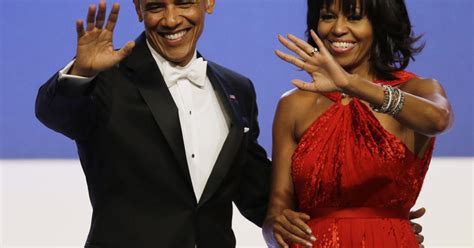 Michelle Obama Wears Red Jason Wu Gown To Inaugural Balls Cbs News