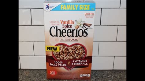 Vanilla Spice Cheerios Cereal Review Youtube