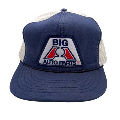 Big A Snapback Trucker Hat In Good Used Depop