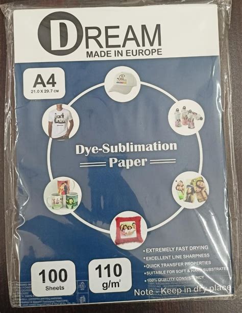 Sublimation Paper, GSM: 120 - 150, Size: A4 at ₹ 210/pack in Ulhasnagar ...