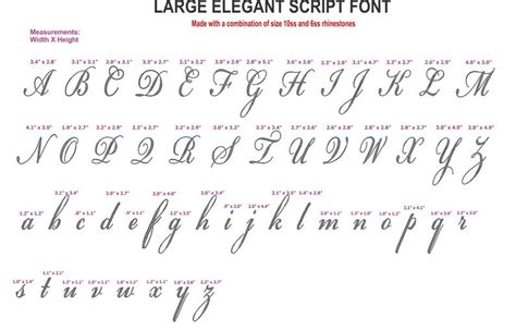 Large Elegant Cursive Script Font-personalize a Phrase or - Etsy