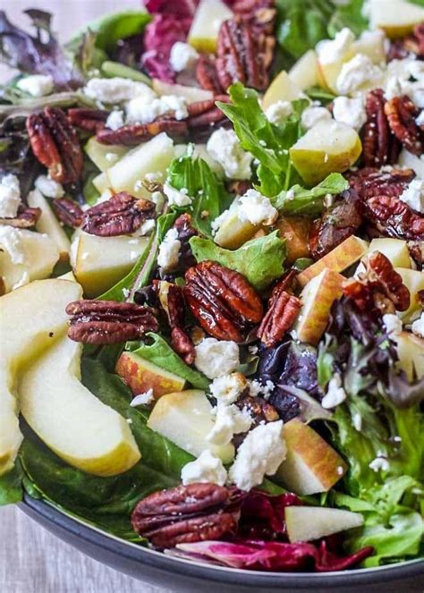 Apple Pecan And Feta Salad Pecan Salad Salad Delicious Salads