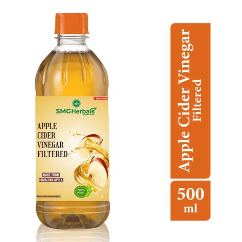 Apple Cider Vinegar Filtered 500 Ml Smg Herbals