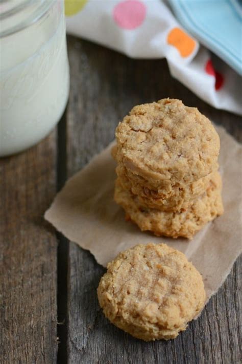 Easy No Flour Peanut Butter Oatmeal Cookies 4 Ingredients