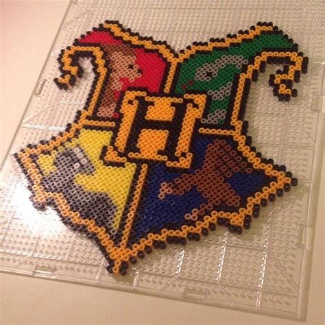 Hogwarts Crest Harry Potter Perler Beads Harry Potter Perler Harry Images