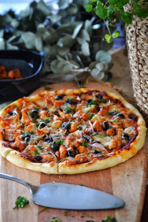 Chicken Tikka Pizza Savory Sweetfood