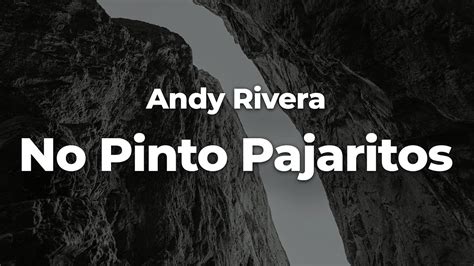 Andy Rivera No Pinto Pajaritos Letra Lyrics Official Music Video