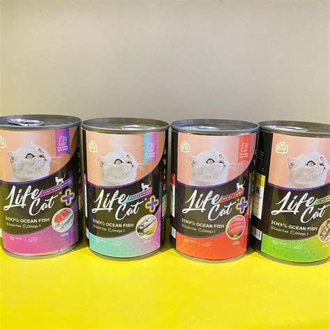 Jual Life Cat Lifecat Plus Makanan Kaleng Kucing Gr Dengan Omega