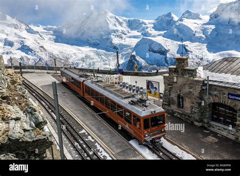 Gornergrat Bahn Zermatt Gornergratbahn Die Schweiz Schweiz Stockfotografie Alamy