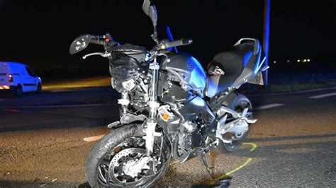 Heidelberg Wieblingen Unfall mit Motorrad im Grenzhöfer Weg K9702