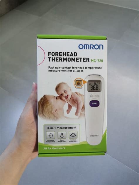 Omron Forehead Thermometer MC 720 Health Nutrition Thermometers On