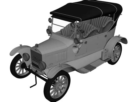 Ford Model T 3d Model 1924 3dcadbrowser