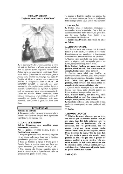 Folheto Da Missa De Hoje Para Celular 4