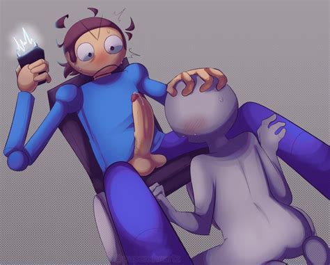 Rule 34 Anon Ass Big Penis Blowjob Blue Shirt Brown Hair Dave Moldygh Dave And Bambi Mod