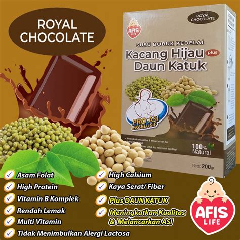 Jual Afis Life Pro Asi Susu Bubuk Kacang Hijau Daun Katuk Gr