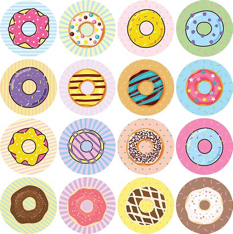 Amazon Easykart Labels Pcs Donut Party Decoration Teacher