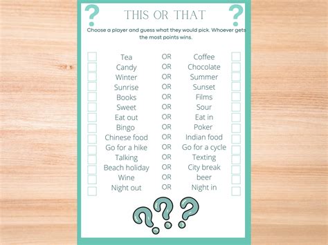 Printable Icebreaker Games