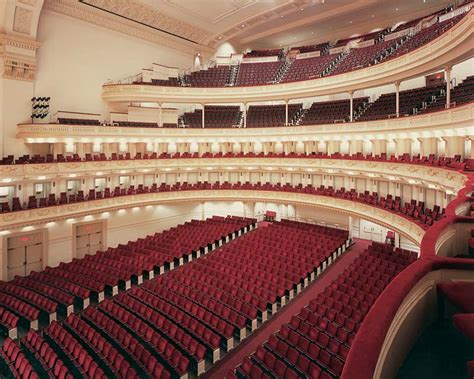 Carnegie hall with 6.6.04.8 Century PAC fixed audience seating ...