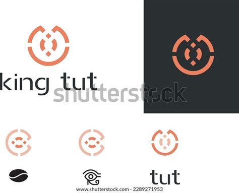 King Tut Logo Design Egyptian Beans Stock Vector (Royalty Free ...